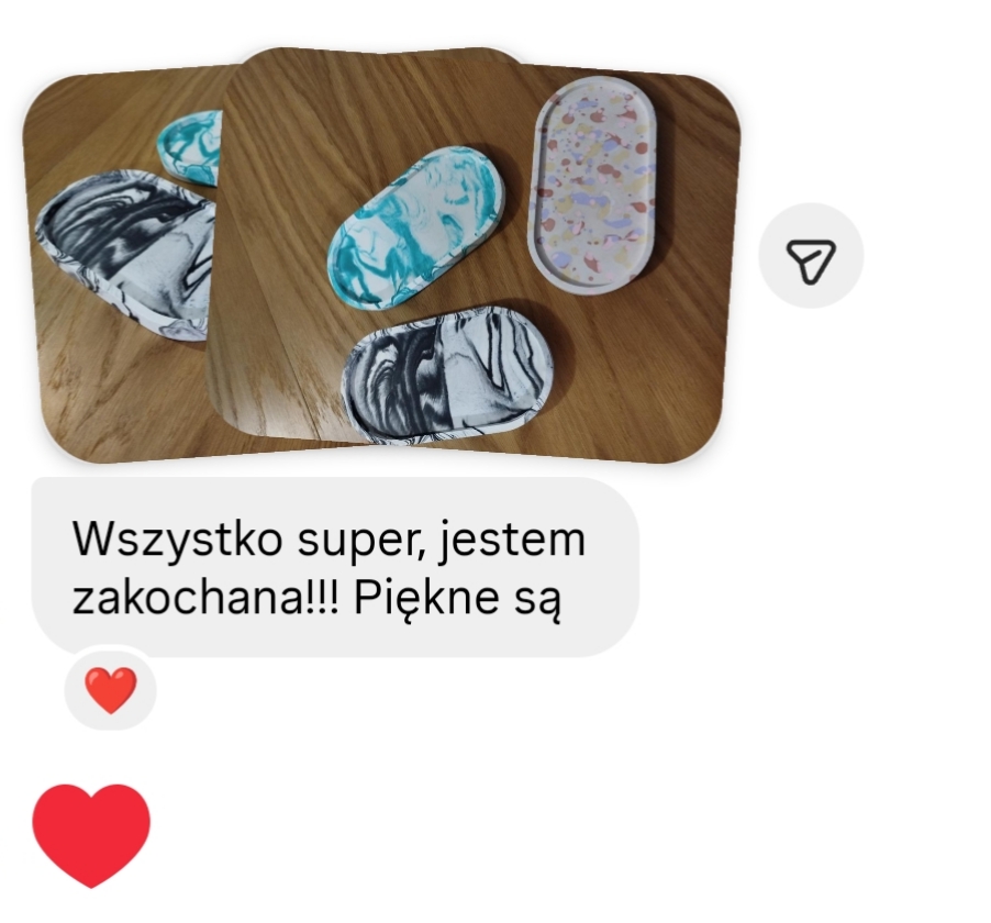 kinga creates dekoracje z gipsu polimerowego handmade